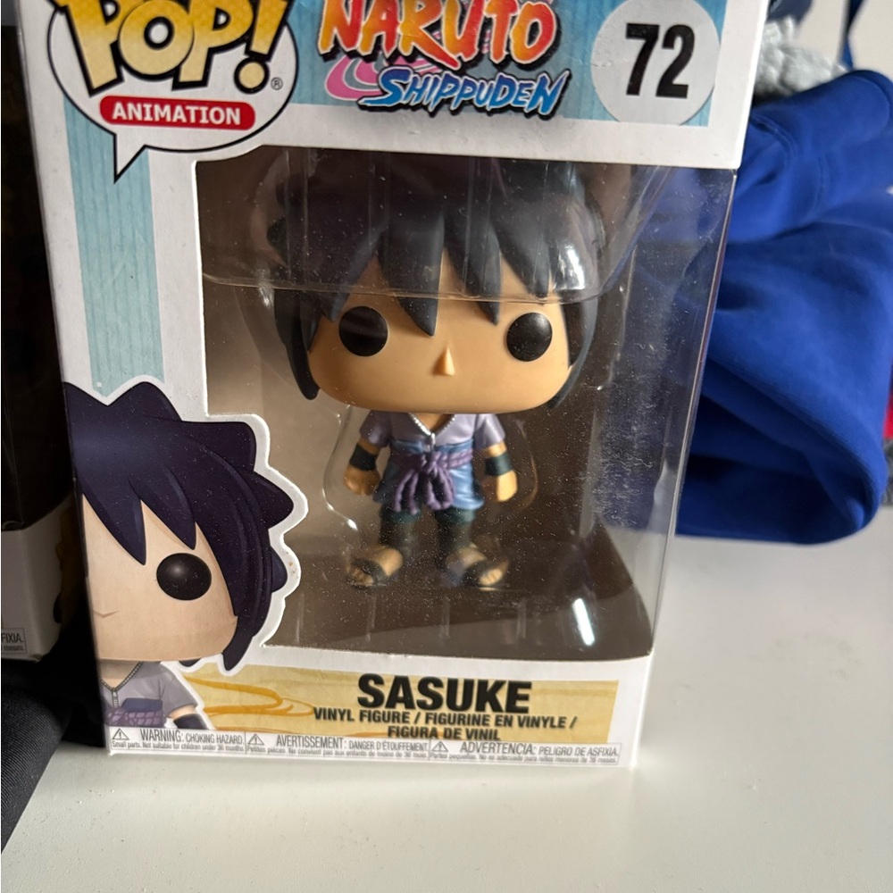 Funko Pop! Naruto Shippuden Sasuke Figure - Black and Blue